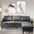 Reversible Modular Sectional Sofa Couch Set Y2580