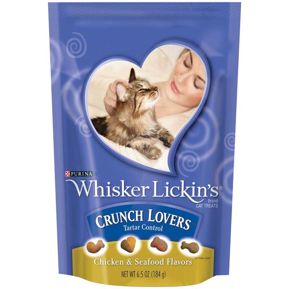 Chicken & Seafood Flavors Crunchy Cat Treats Y123