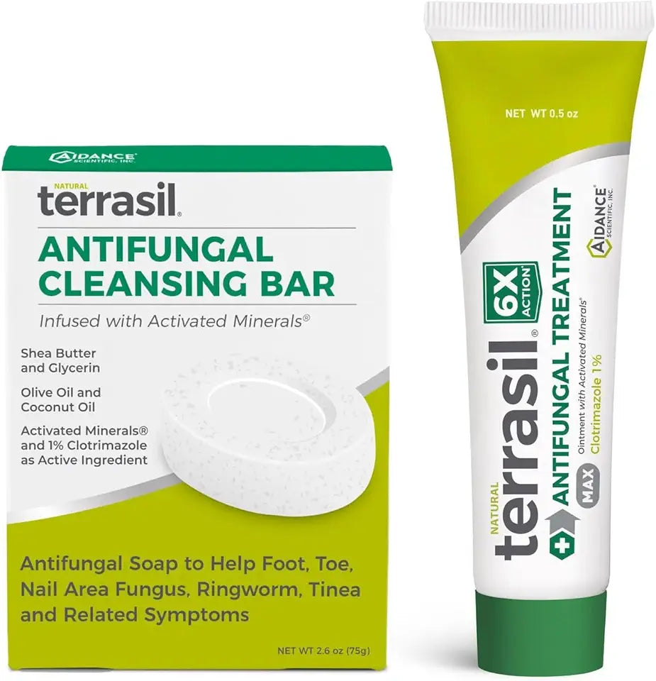 Antifungal Cream + Antifungal Soap 2-Product Kit, Clotrimazole (14g tube + 75g bar) B79003