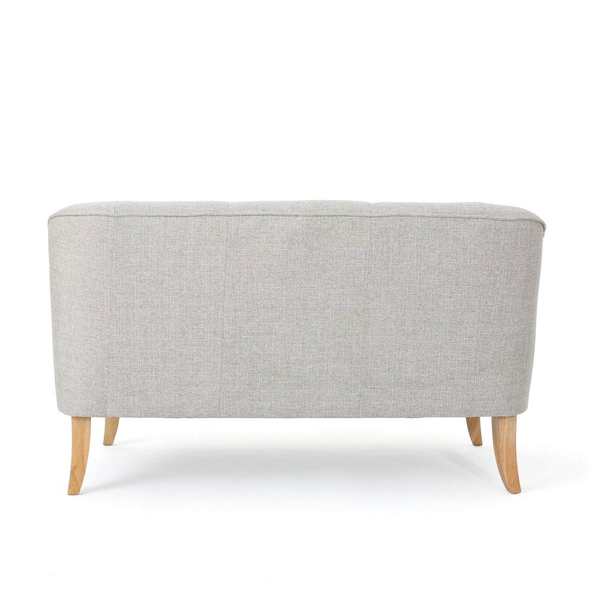 Beige Fabric Loveseat T1864