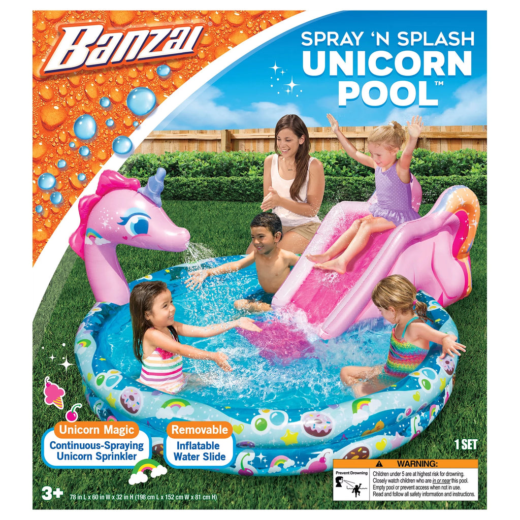 Inflatable Unicorn Pool Water Slide Z647018