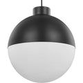 1-Light 17W LED Pendant - Black W479