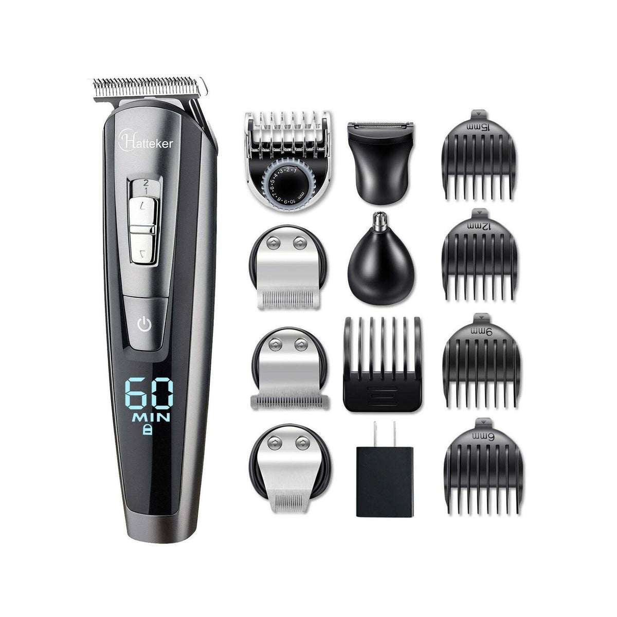 Cordless Hair Clipper Beard Trimmer Kit D507394