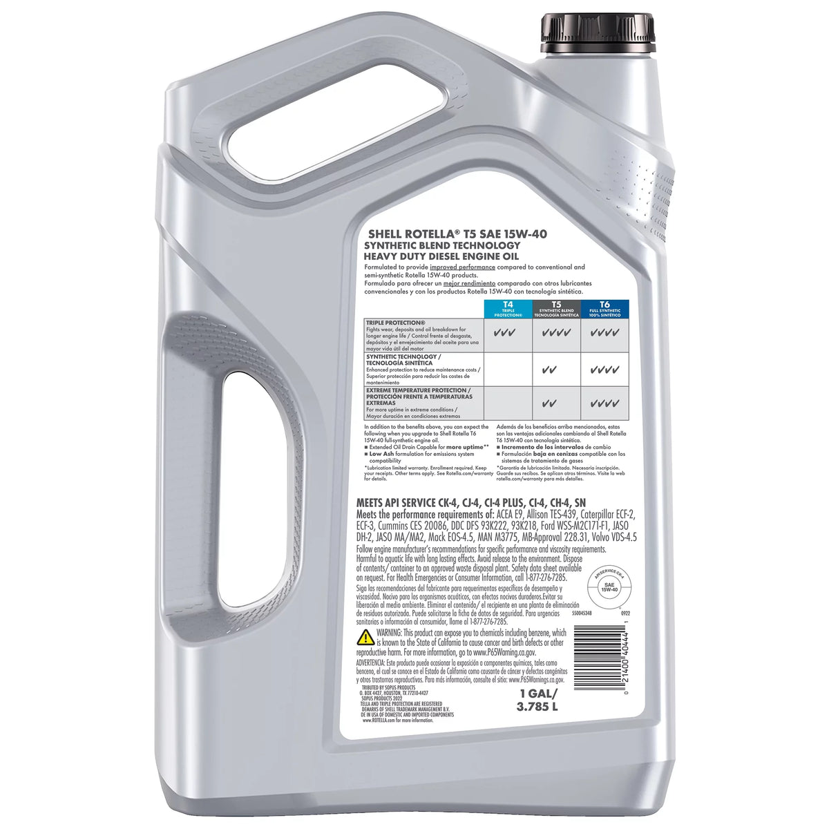 15W-40 Synthetic Blend Diesel Engine Oil R5926