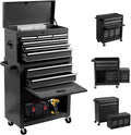 8 Drawer Rolling Tool Chest 2 in 1 Detachable Tool Storage Cabinet with 4 Wheels R757225