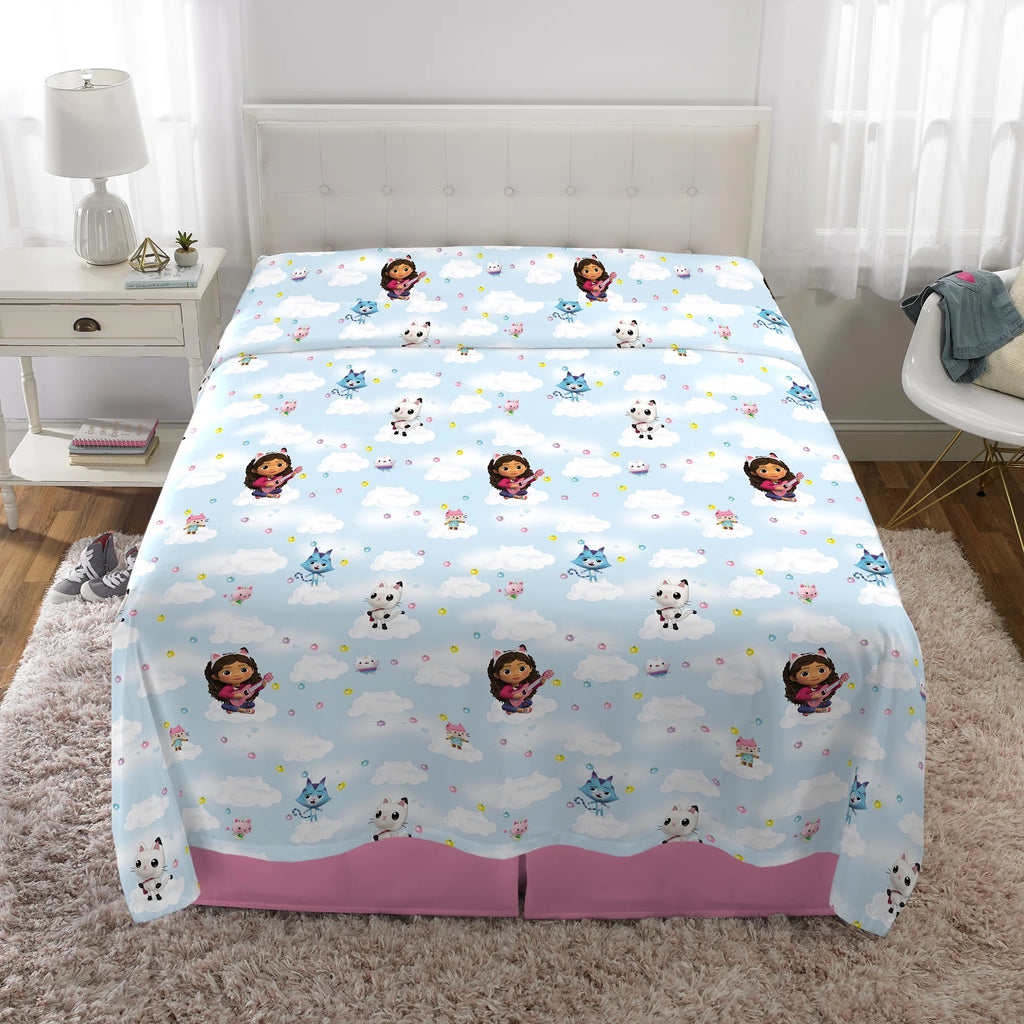 Kids Full Bed in a Bag, Comforter Sheet Set and Tote, Blue U14264