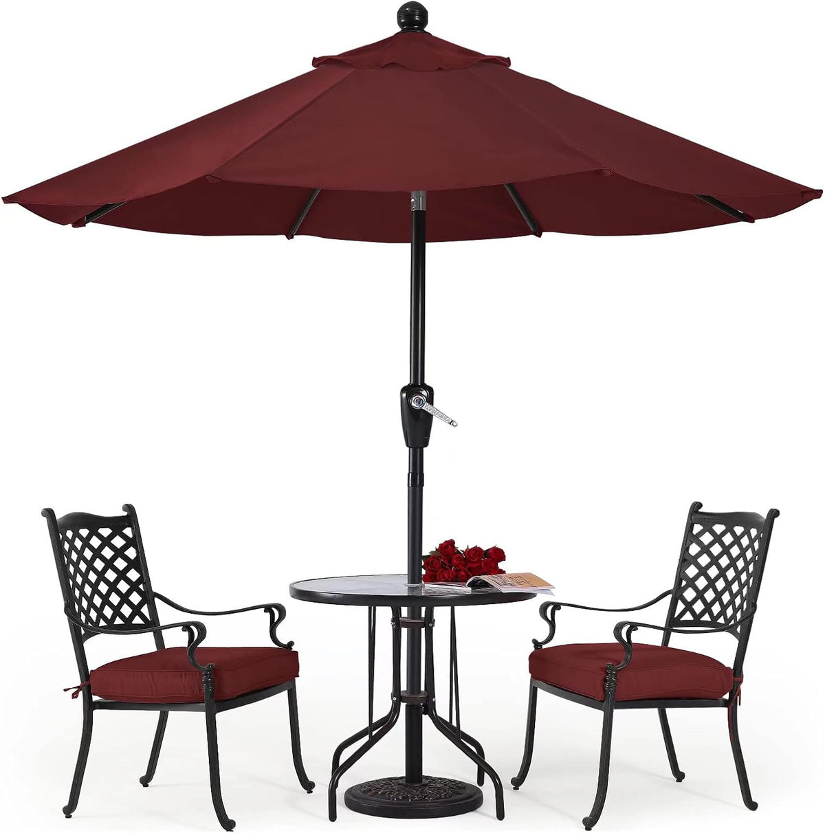10' Patio Umbrella with Push Button Tilt G180
