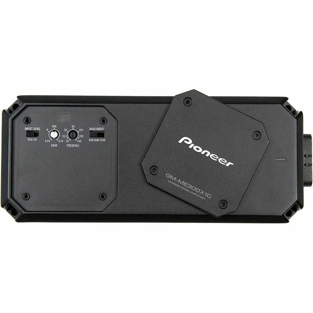 Black Compact Marine Amplifier Y2509