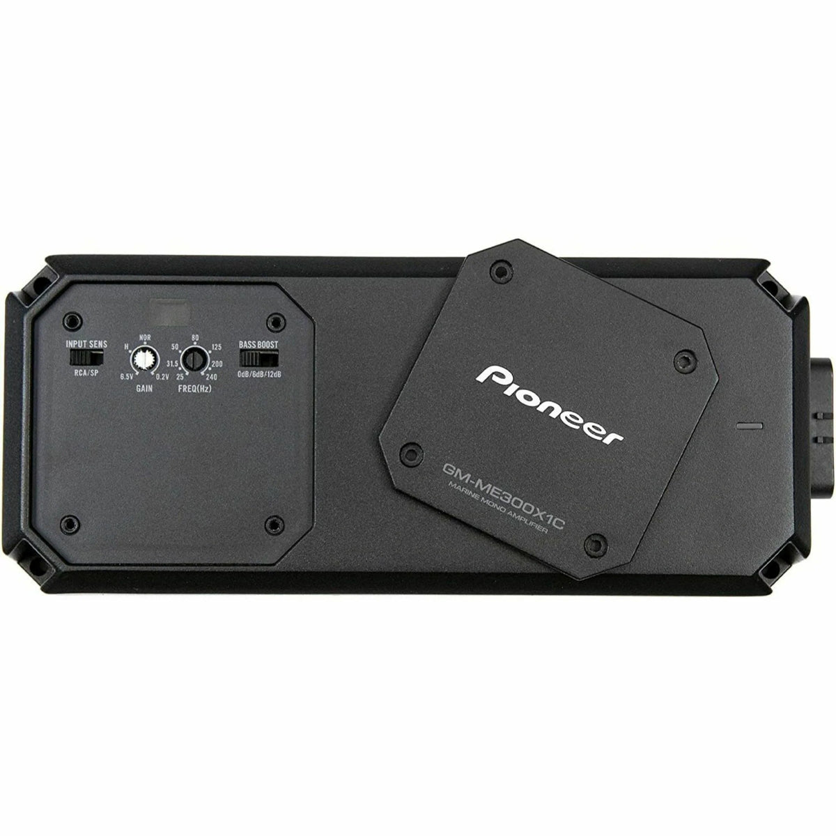 Black Compact Marine Amplifier Y2509
