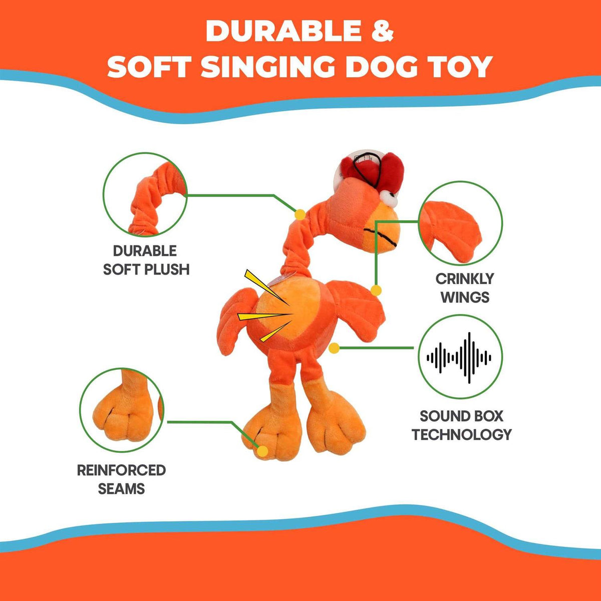 Plush Dog Toy 14 F189
