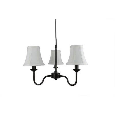 3-Light Shaded Chandelier Z957