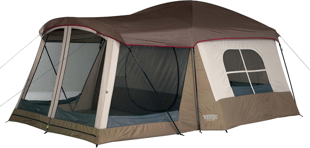 8 Person Water Resistant Tent with Screen Room I2810