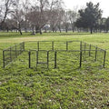 16 Panel Heavy Duty Metal Pet Playpen O694671