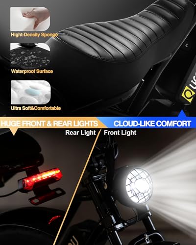 1500W 20" Fat Tire Electric Bike 7-Speed Z337744