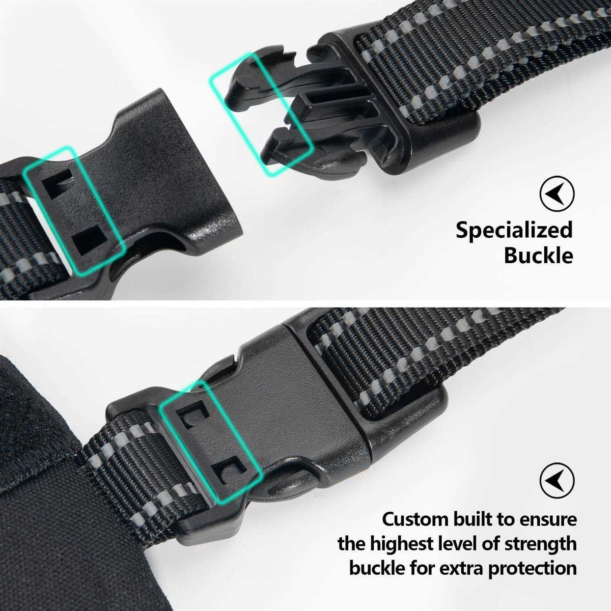 No Pull Reflective Dog Harness with Handle V926