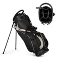 Golf Stand Bag with 8 Way Dividers, Black L938032