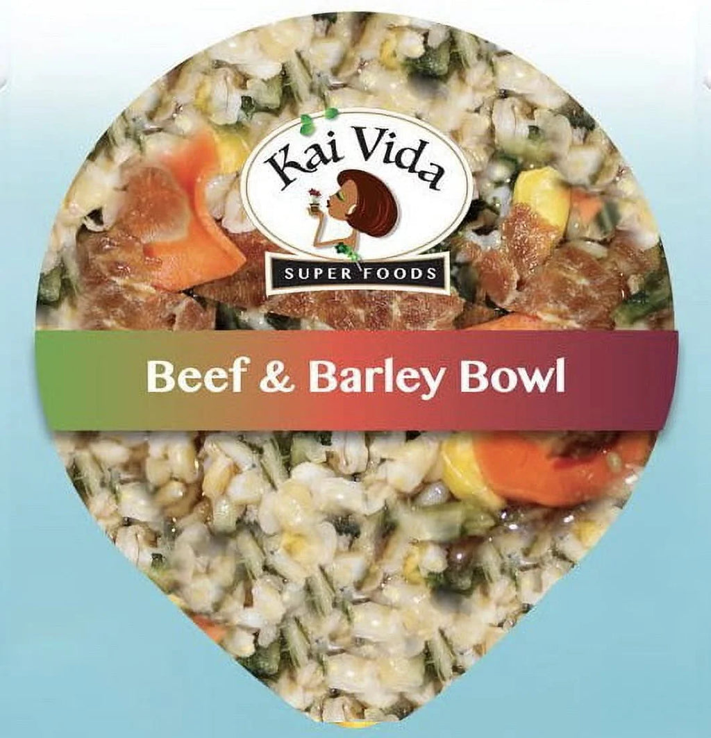 Beef & Barley with Kale & Flatbread Bowls 3-pack A114