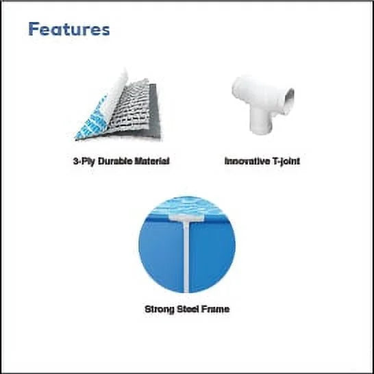 8' X 20 Steel Frame Swimming Pool N517496