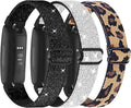 3 Pack Elastic Nylon Bands Compatible with Fitbit Inspire 3 / Inspire 2 / Inspire HR/Inspire I206