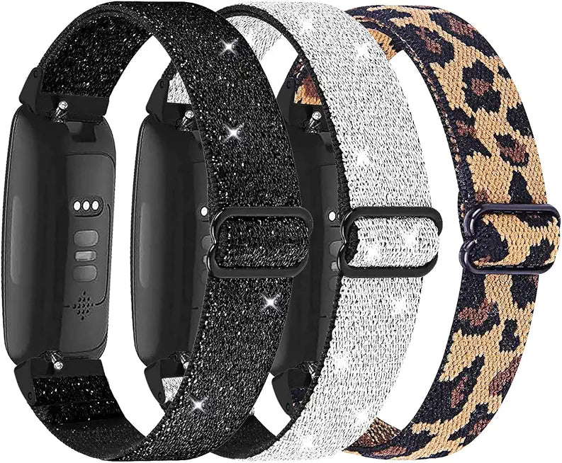 3 Pack Elastic Nylon Bands Compatible with Fitbit Inspire 3 / Inspire 2 / Inspire HR/Inspire I206