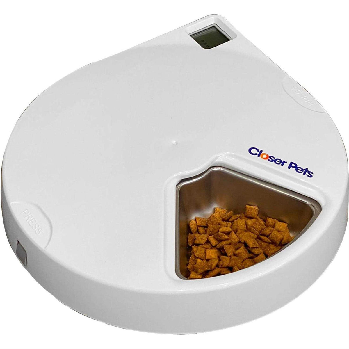 Automatic Pet Feeder with Stainless Steel Bowl Inserts and Ice Packs Q945051
