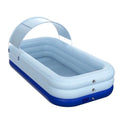 Large Inflatable Family Swimming Pool with Awning I32828