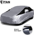 Lightweight Poly 210T Car Cover for Compact Sedans C7067
