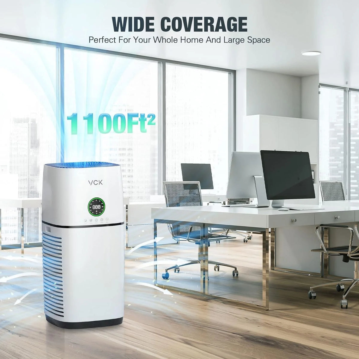 Air Purifier with H14 True HEPA Filter and PM2.5 Monitor Z812311