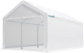 10'x20' Heavy Duty Galvanized Carport with Steel Cables and Ground Bars T746