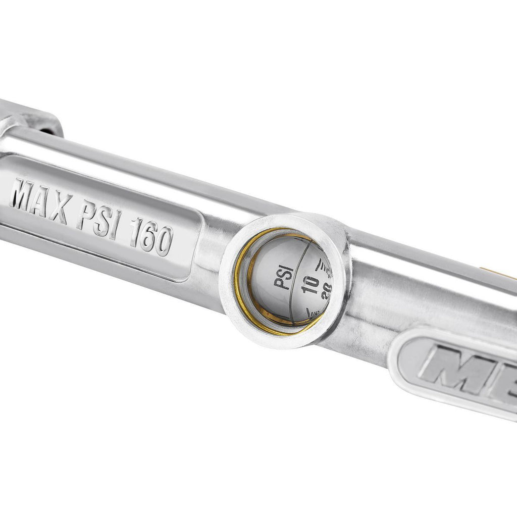 Dual-Head Angle Chuck Inflator with Inline Gauge J369