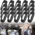White LED Rock Lights 20PCS Waterproof V198582