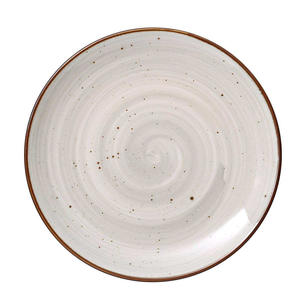 White Porcelain Round Coupe Plate 6 Packs Z5810