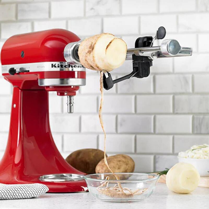 7-Blade Spiralizer with Peel Core And Slice Attachment D201