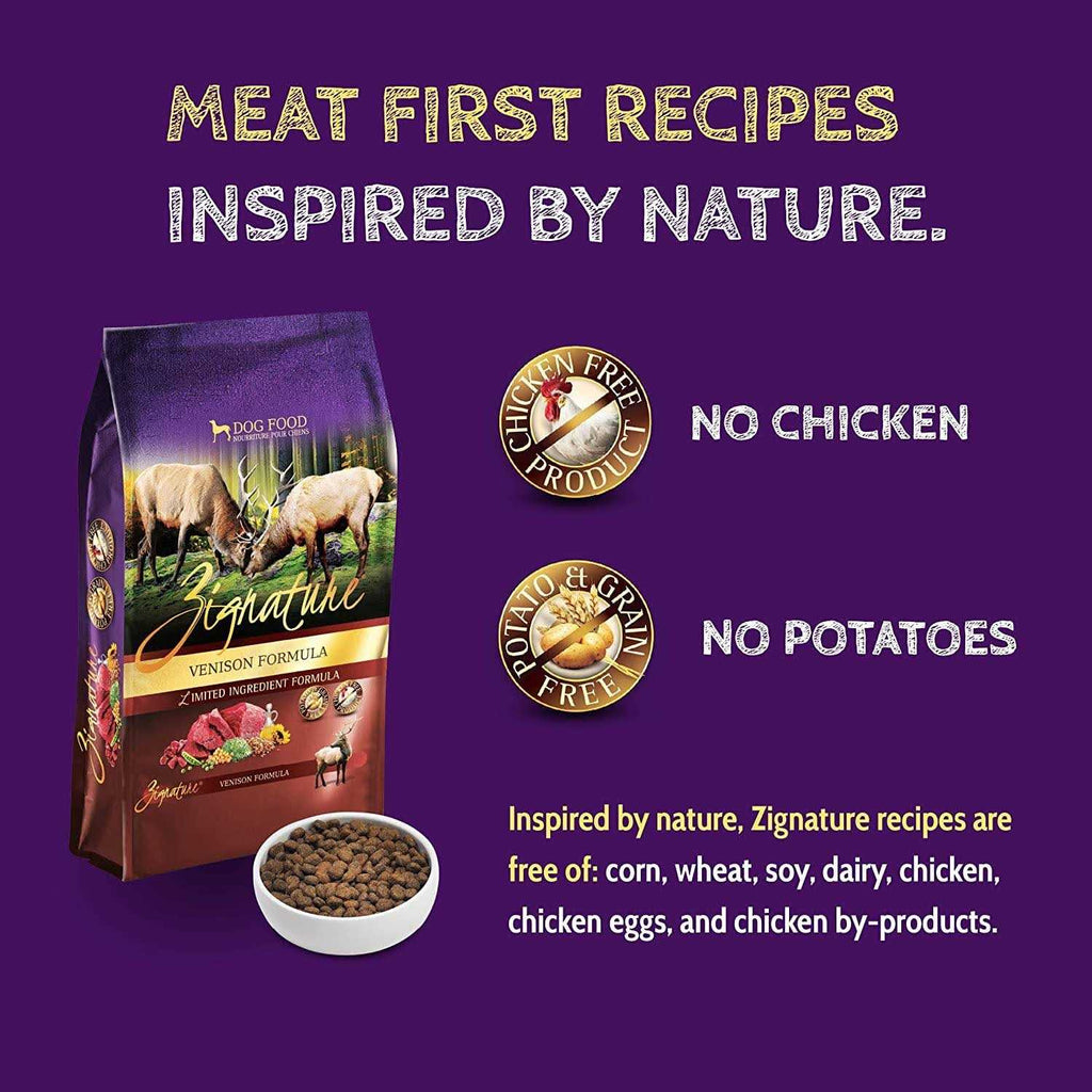 Limited Ingredient Venison Dry Dog Food W1064