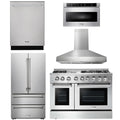 48 Dual Fuel Range, Range Hood, Refrigerator, Dishwasher, Microwave M61338