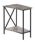 Black Wedge End Table E4710