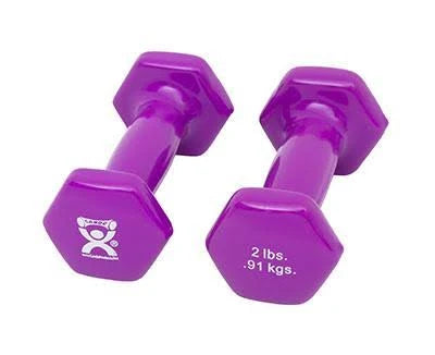 15 lb Silver Vinyl Dumbbell Pair M8645