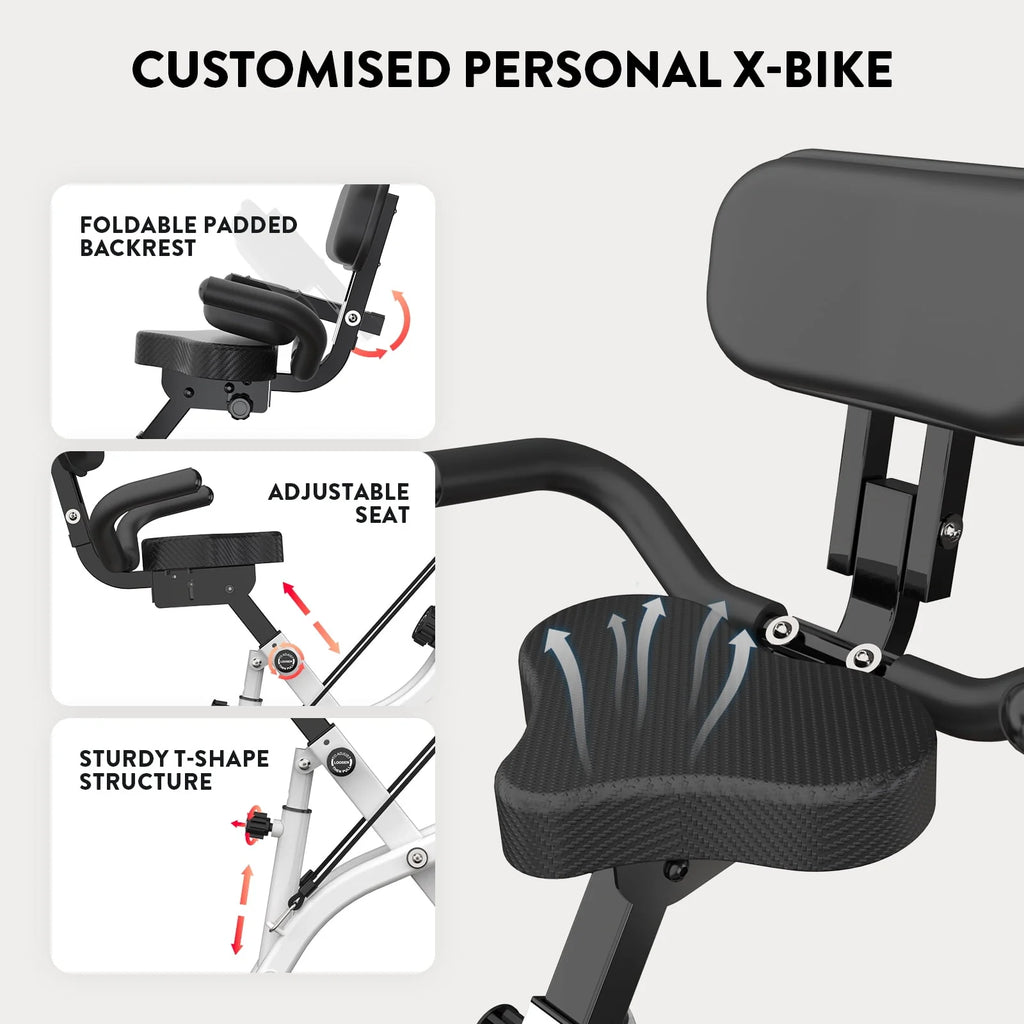 Folding Exercise Bike with 8 Level Adjustable Magnetic Resistance C84453