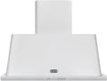 White Wall Mount Range Hood with 600 CFM Blower Y7034