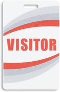 Preprinted Visitor Pass Plastic Cards 25 Pack F420