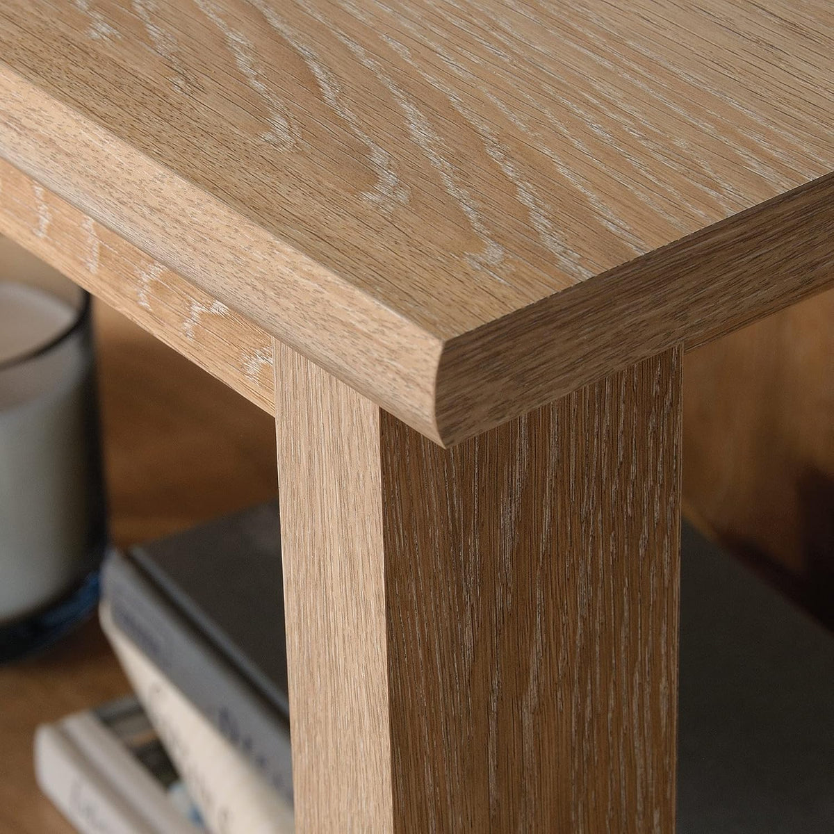 5 Shelf Dover Oak Finish Bookcase D611
