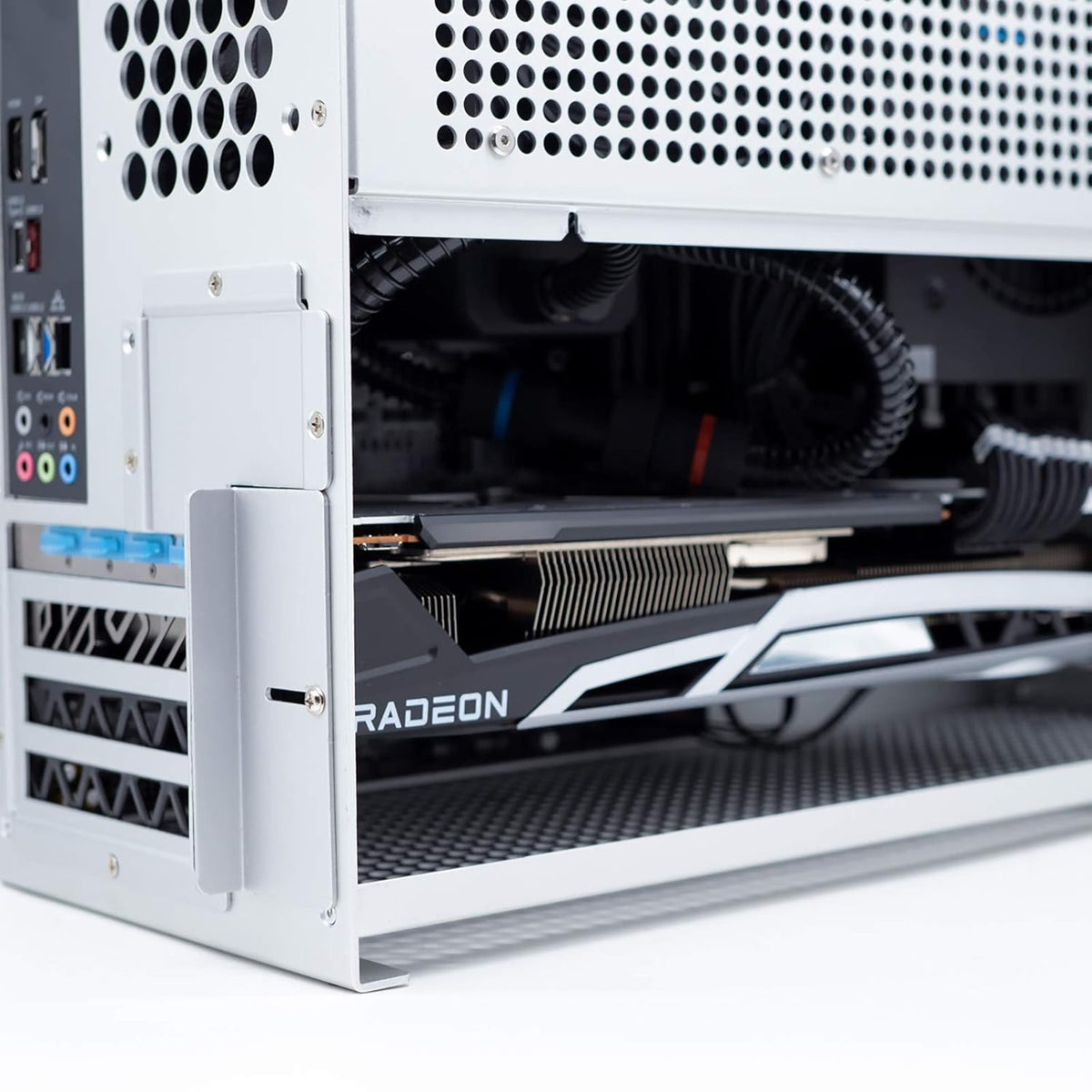 Aluminum MATX Desktop PC Case Tower Chassis D743