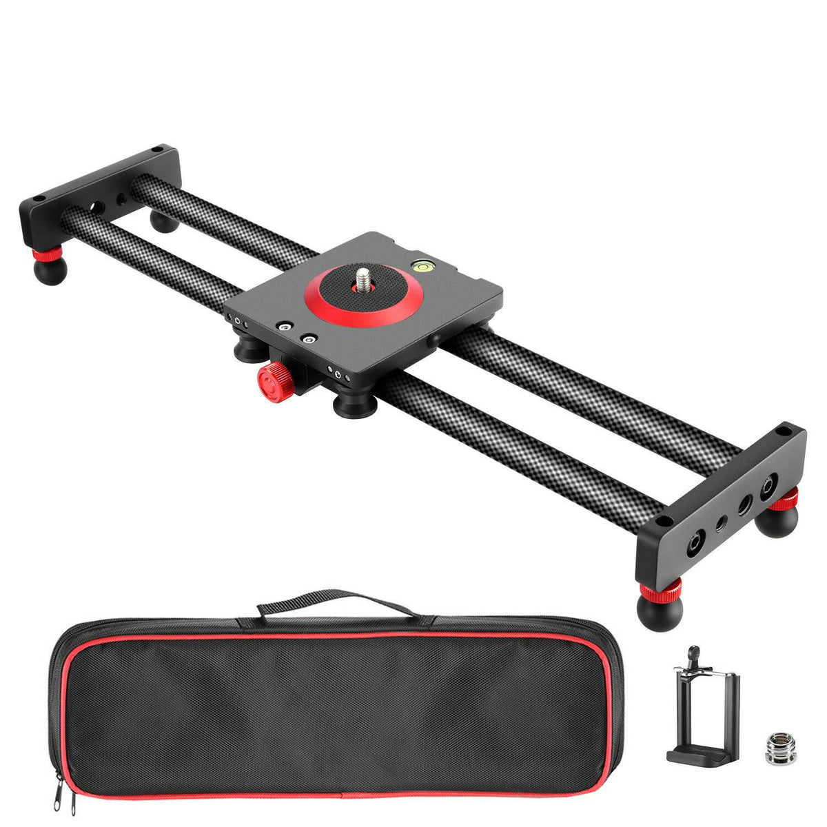 Carbon Fiber Camera Slider Dolly Rail with 4 Bearings J9449