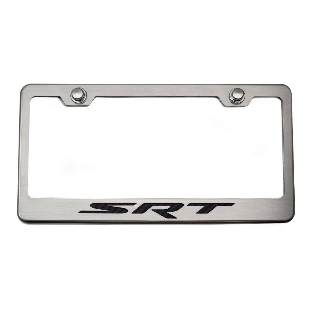 White Rear Tag Frame M3409