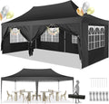 10' x 20' Pop up Canopy Tent with 6 Removable Sidewalls & Carry Bag A66099