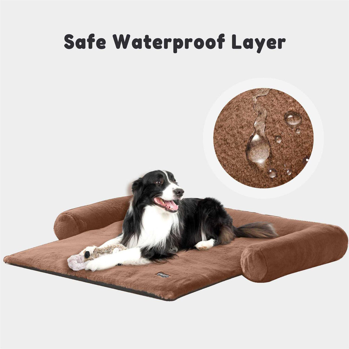 Faux Fur Dog Sofa Cover Bed H327