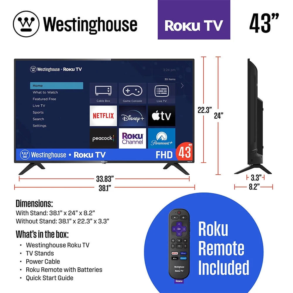 43 inch Full HD Smart TV F983