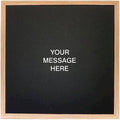 Ebony Magnetic Letter Board O7495