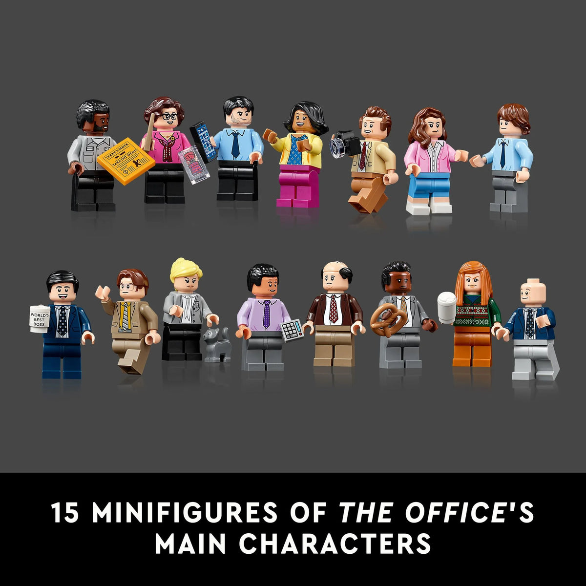 Building Set with 15 Characters Minifigures F50344