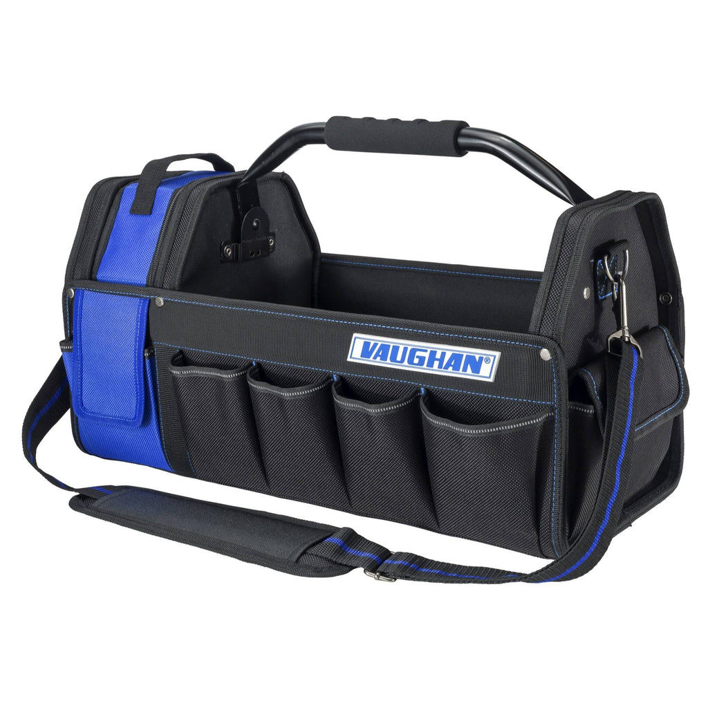 20 inch 16 Pocket Tool Tote Steel Handle Removable Tool Caddy M151830